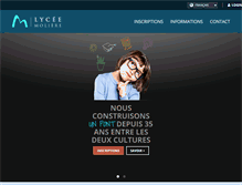 Tablet Screenshot of lyceemoliere.com.br